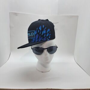 World Industries Snapback Hat Black Blue Wet Willy Logo Cap WI-HT14274AQ OSFM